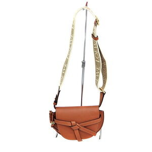 Loewe Gate Dual Leather Shoulder Bag Brown